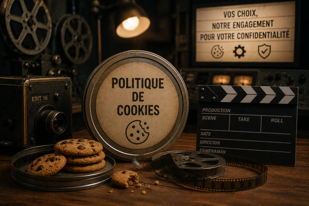 Texte Politique de cookies et matériel de cinéma