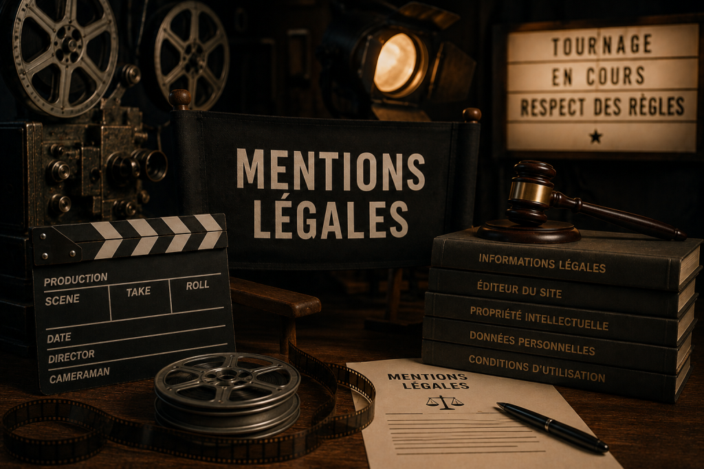 Texte mentions légales et matériels cinéma